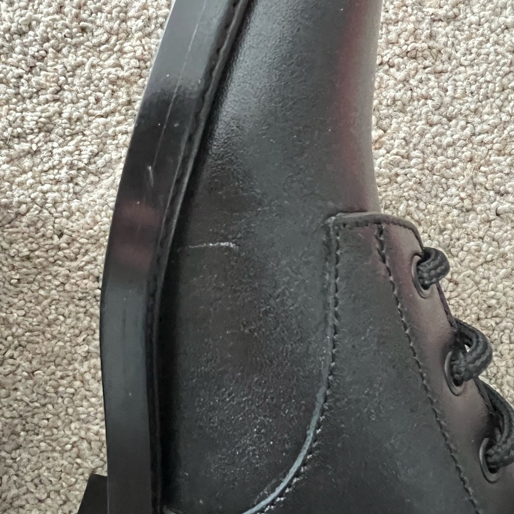 Valentino Garavani Black Studded Combat Boots - Picture 13 of 16